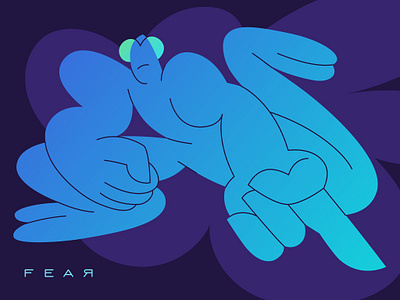 Fear 2022 character design design fear illustration vector walking war