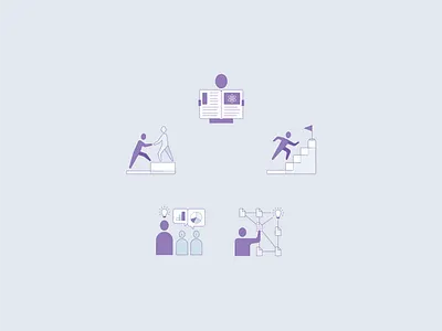 Feature Icons for Springer Nature design graphic design icon icon set icon system research science technology