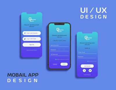 Mobail App Ui/Ux Design mobail app design ui ui ux design