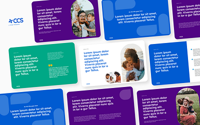 CCS Slide Templates branding concept design graphic design interface keynote presentation product slides ui