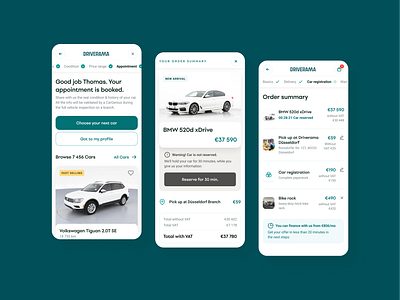 Driverama - Simplicity design driverama mobile responsive ui ux webdesign