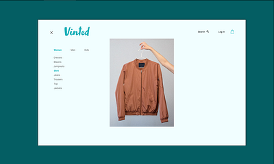 Home Page Vinted app branding daily 100 challenge dailyuichallenge design dresses google illustration kids log in logo men search shopping bag ui ux ux design vinted web women