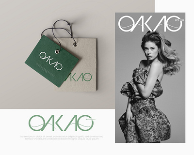Oakao fashion brand apparel brand design brandidentity branding clean cloth clothing brand clothingbrand dailylogochallenge fashion fashion brand logo logodesign minimal modern oakao solid color typo typography logo