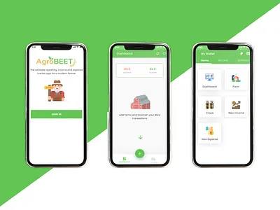 Farmer Income Expense Managing App UI/UX Design | Adobe XD adobe xd app ui app ui design farming app graphic design managment app mobile app ui mobile ui design ui design ui ux design uiux