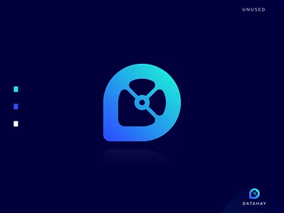 DATAHAY Logo Design blockchain brand identity branding coin crypto cryptocurrency data decentralized file games logo design logo designer logo inspiration logotype marketplace media modern logo nft protocol storage