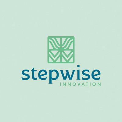 Stepwise Innovation Branding, 2022 badge boston brand identity branding consulting corporate design illustration innovation innovation research net zero product development