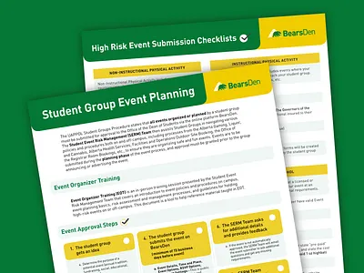 BearsDen Docs design documents drawing graphic design grid identity illustration layout logo print university vector