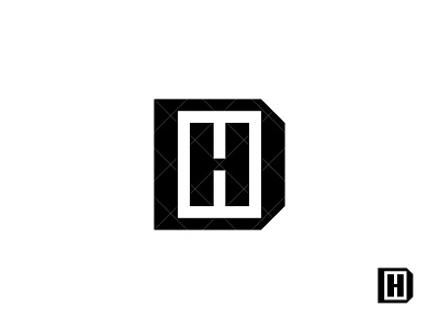 DH Logo branding design dh dh logo dh monogram graphic design hd hd logo hd monogram icon identity illustration lettermark logo logo design logoawesome logotype minimal monogram typography