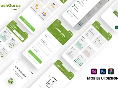Finance Guru Management App UI/UX Design | Adobe XD adobe xd app ui app ui design clean design ecommerce website figma finance app design graphic design logo uidesign uiux ux ui design