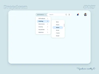 Dropdown - #027 027 analyticschart dailyui dropdown dropdownbar dropdownui figma ui uiux ux webdropdown webui