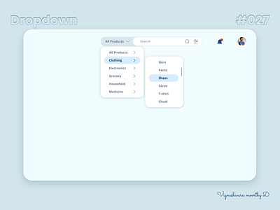 Dropdown - #027 027 analyticschart dailyui dropdown dropdownbar dropdownui figma ui uiux ux webdropdown webui
