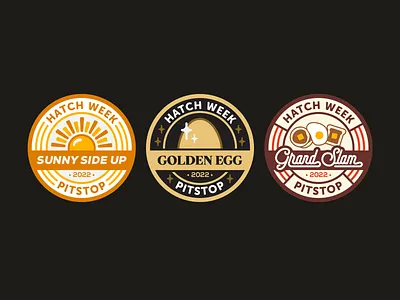 Hatch Week Awards awards embroidered patch hack week hackathon patches