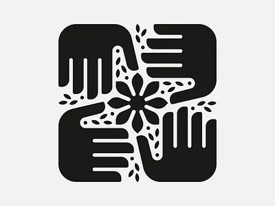 🌸 Nurture & Cherish 🌸 cherish flower flowers hands icon illustration leaves nurture plants