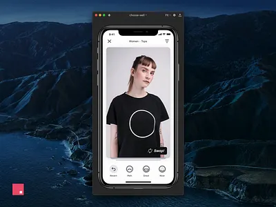 Experimental Controls (Swap) app clothes fashion interaction invision invision studio mobile prototype swap ui video