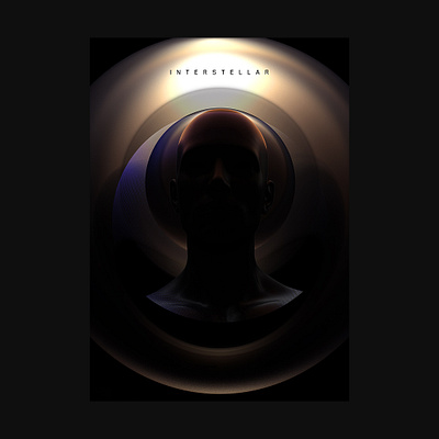 interstellar 3d graphic design