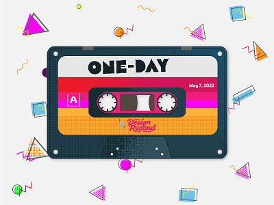 90's Mix Tape 1990 90s design illustration mix tape tape vector