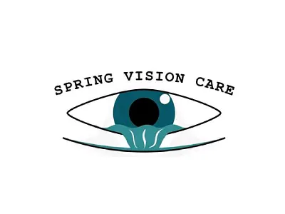 Logo for an eye clinic branding illustration logo