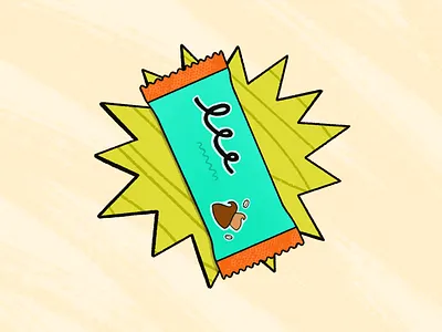 Day 04 — Snack design graphic design illustration procreate