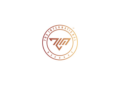 703 International Records branding design graphic design logo