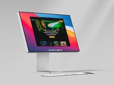 Musiversal Website Case Study band branding dark marketplace musicians musiversal recording studio web design website