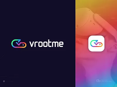 Virtual Reality Logo - V Tech Logo - VR Logo - Vrootme abstract mark ar vr logo branding clean logo creative logo futuristic logo graphic design identity logo logo logos branding logomark logotype meta meta world metaverse logo modern logo symbol v letter logo vector virtual reality logo vr box