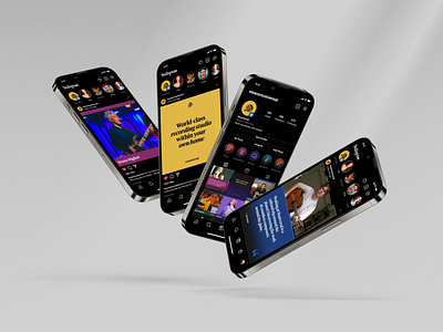 Musiversal Rebrand Case Study brand identity branding dark instagram marketplace musicians musiversal rebrand recording studio yellow