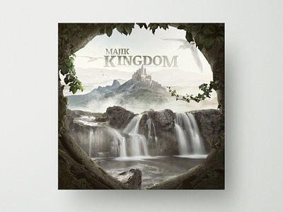 Majik Kingdom cover art design graphic design illustration