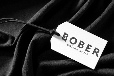 SOBER - unisex store | Logo branding fashion logo store typo unisex