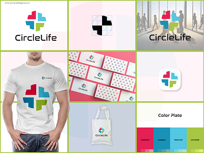 CircleLife Logo Branding awesome brand guideline brand identity branding creative design dribbble eyecathing flat logo graphic design grkhan0905 letter logo logo logo design logodesigner minimal modern logo portfolio tech logo vector