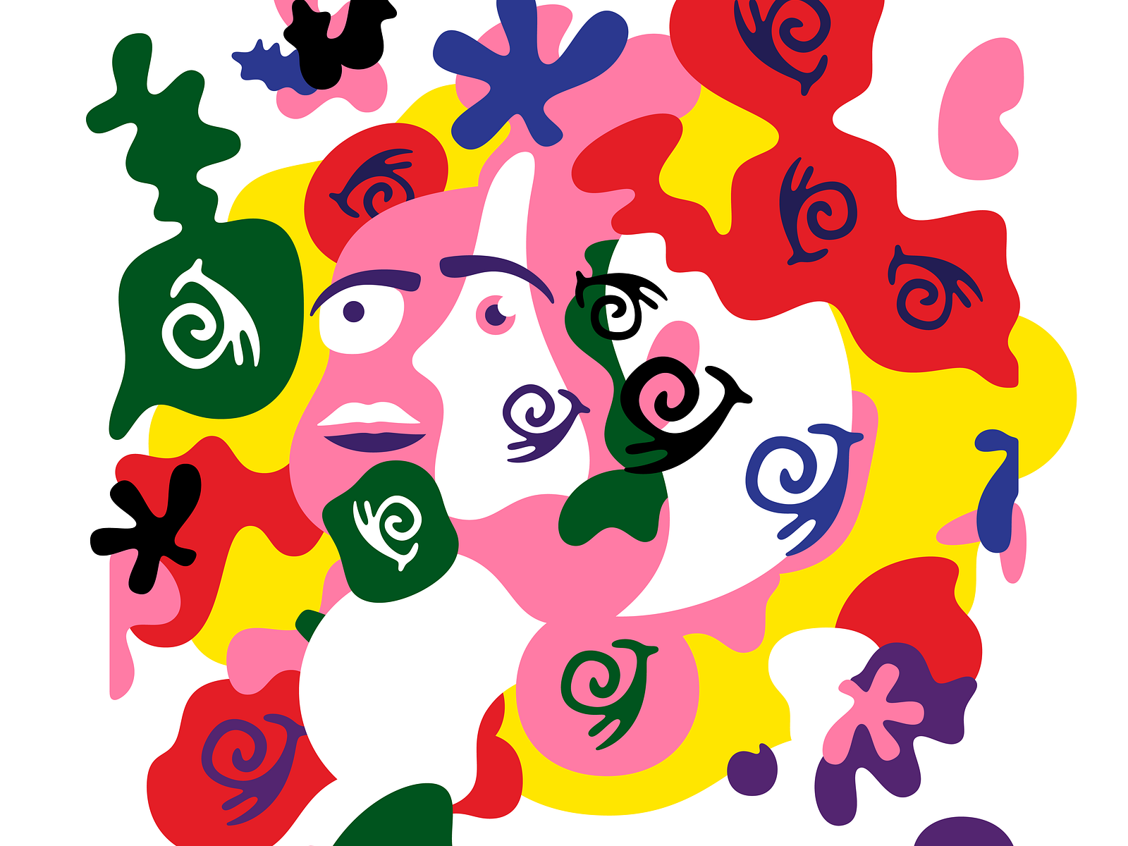 Mirror (Flower Girl) by Todd Hippensteel on Dribbble