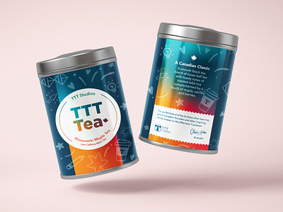 TTT Tea branding graphic design illustration packaging design