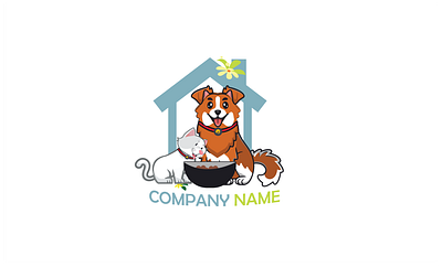 Pet Care Logo branding cartoon cat design dog graphic design illustration logo mascot pet vector