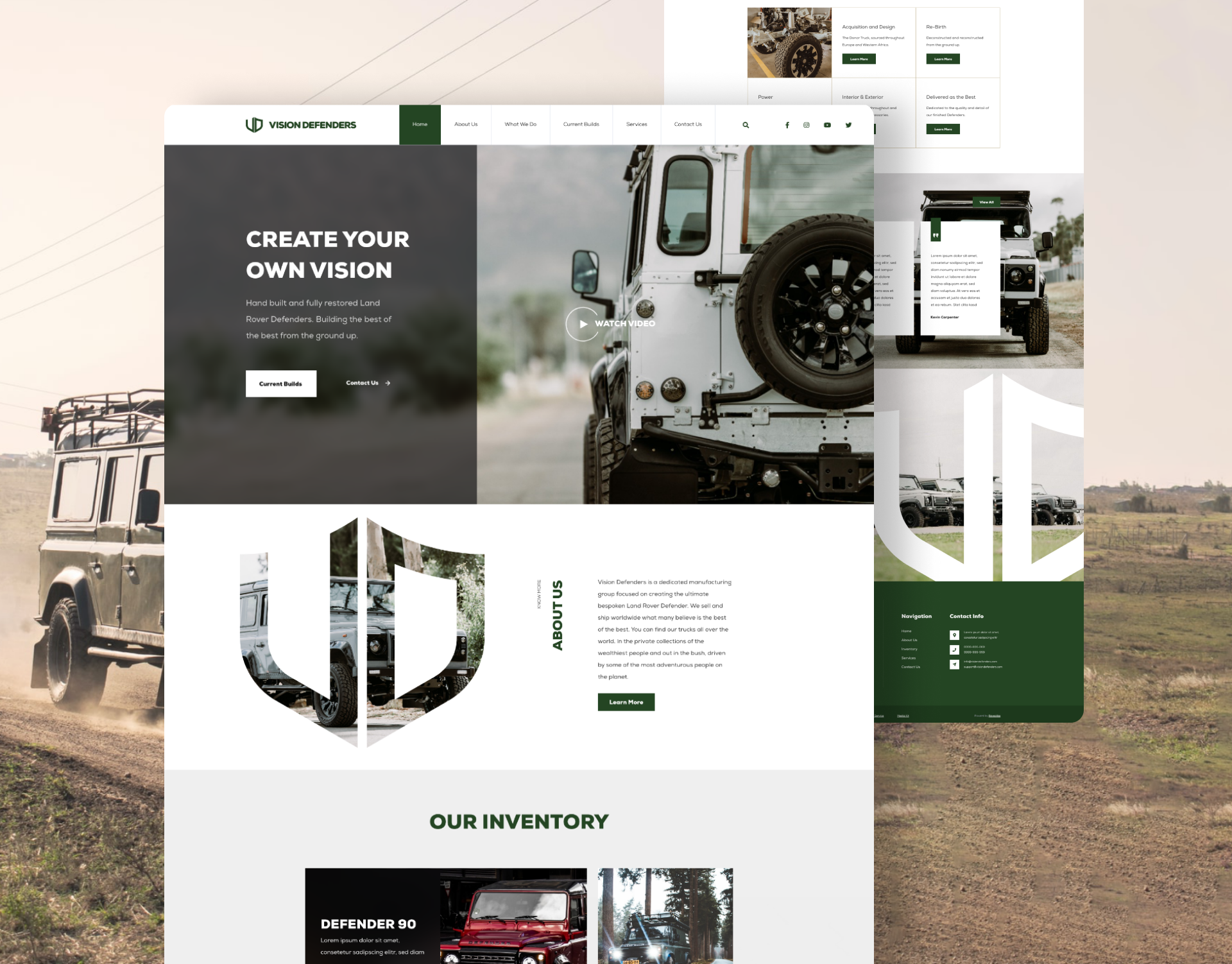 Vision Defenders - Website design ui ui design user experience user interface ux ux design web design web design and development web development web development company web site