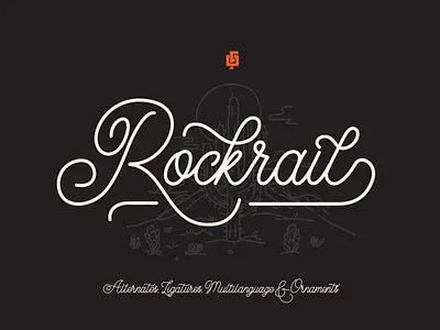 Rockrail Typeface branding creativemarket fonts typeface vector
