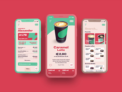 Coffeo App | Case Study 3d animation app cafe coffee e commerce food order ui ux ui design