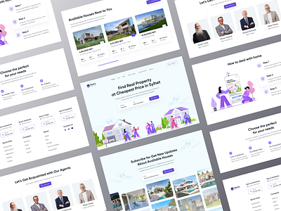 🏠 Property Finder - Website apartment architecture building home home page house landing page properties property real estate real estate agency real estate website realestate residence ui ux web web design website website design