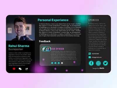 Light Effect Screen Persona