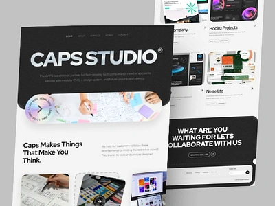 Agency Studio Website aesthetich agency branding creative design following graphic design logo minimalist popular studio trend trending ui uiux web design website