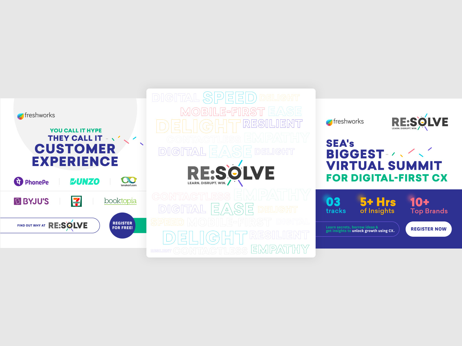 RE:SOLVE - Logo exploration for Freshdesk Campaign by Freshworks by ...
