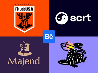 Logofolio 2022 / Behance beaver brand branding deer design fire fitlab font hat identity illustration leaf letter logo logotype magic ninja oak star stone