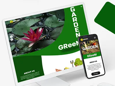 Greem bootstrap css garden html5 lawn responsive template