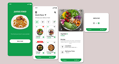 Food Ordering App 3d animation branding design graphic design illustration logo motion graphics ui vector