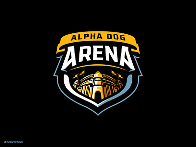 ALPHA DOG ARENA branding design esportlogo esports gaming gaminglogo illustration logo mascot mascot logo nba2k logo sports brand sports logo tournament logo ui