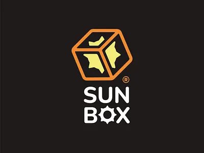 SunBox Branding box brand branding branding concept design graphic design illustration logo sun vector visual identity