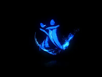 DANCE - logoanimation animation logo logoanimation motion graphics particles