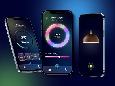 Smarthome app UI branding design figmadesign ui uidesign uiux visualdesign webdesign