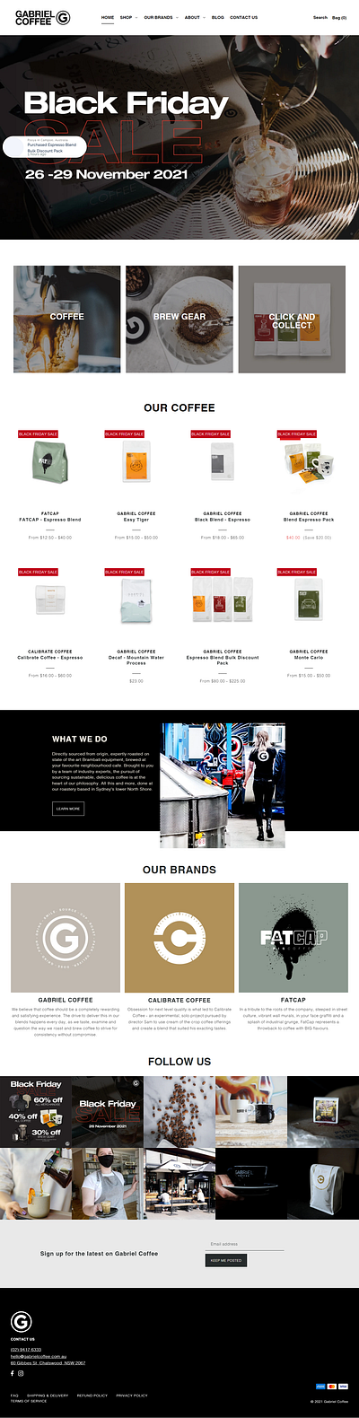 Shopify - Art Photography - Foodie - Landing Page Design shopifytheme