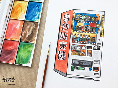 Drawing Japan 100 day project illustration japan illustration uk illustrator