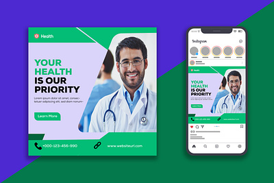 HEALTH SOCIAL MEDIA POST DESIGN promo