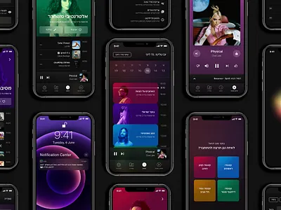 Migvan (2021) b2c mobile music product design schedule storybook ui ux